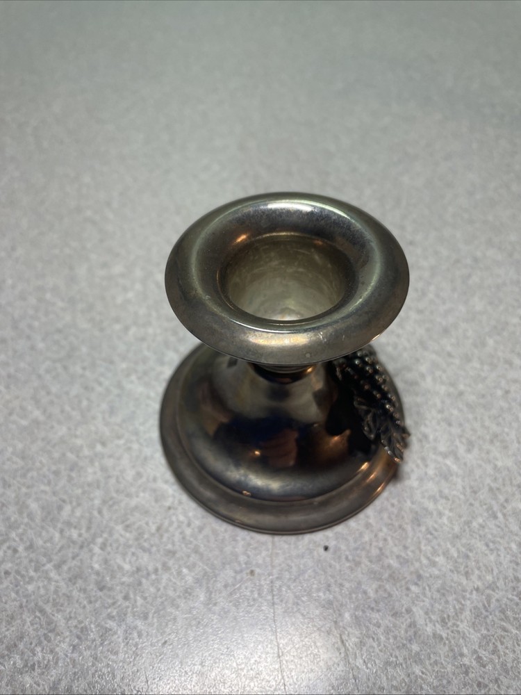 2 Leura Interiors Solid Brass Silver Plated Candle Holders, Grapes - Australia