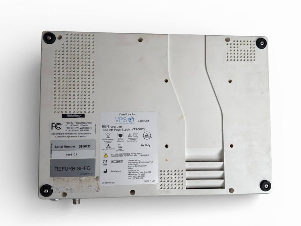 Teleflex VasoNova VPS G4 Base Unit Screen Remote Power Supply Set