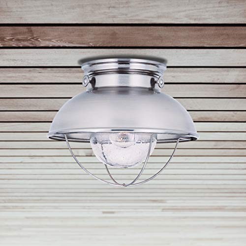 8869-98 Sebring Transitional One-Light Outdoor Brushed Stainless Finish