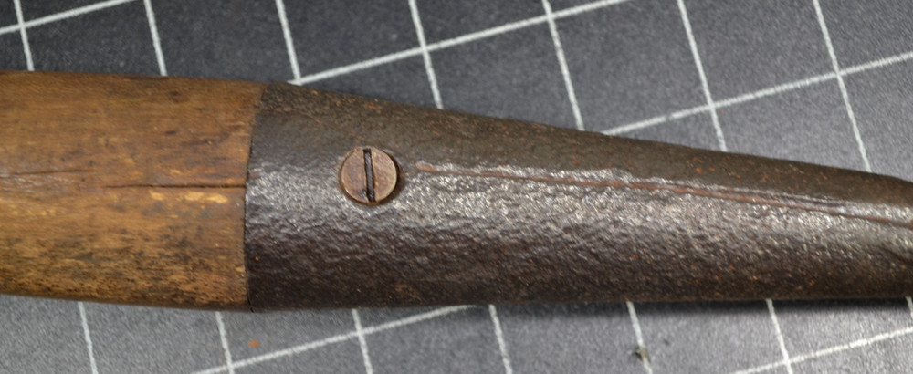 BARK SPUD - BLACKSMITH MADE - ALL ORIGINAL