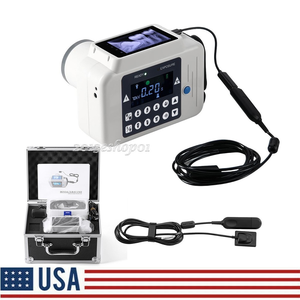 Dental X Mobile Unit System Ray Digital Imaging Machine No Shield+Sensor size #2