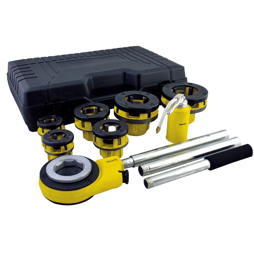 Surtek TMP10 Pipe Threader With 1/2" - 2" Die Heads
