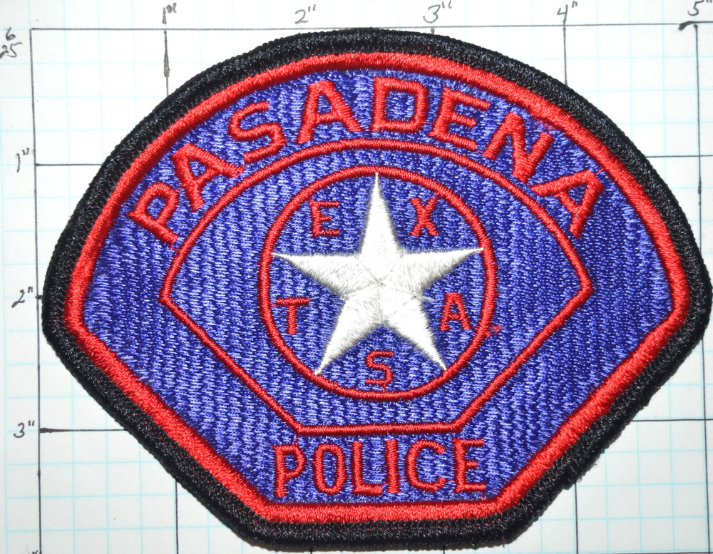 TEXAS, PASADENA VINTAGE POLICE DEPT PATCH