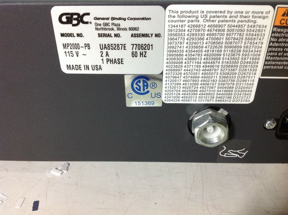 GBC Modular Series MP2000PB Modular Comb Binding Punch
