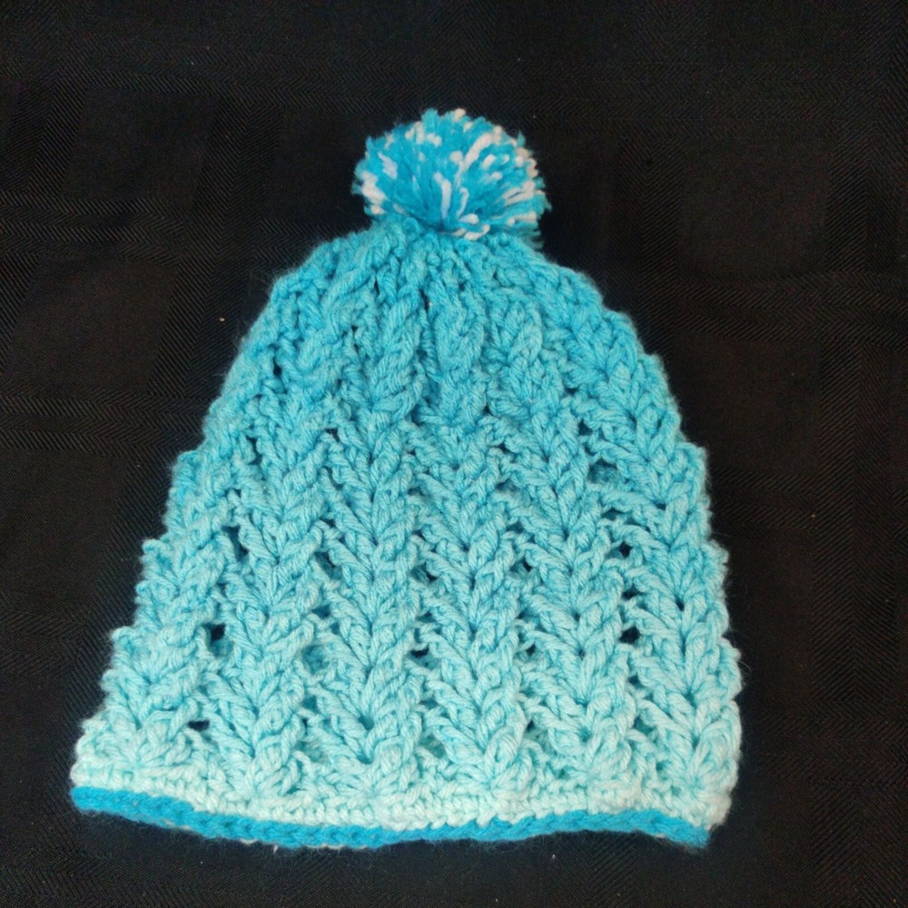 Blues Handmade Knitted Winter Cap / Hat