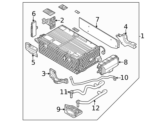 Genuine Audi Control Module 4M4-915-233-K