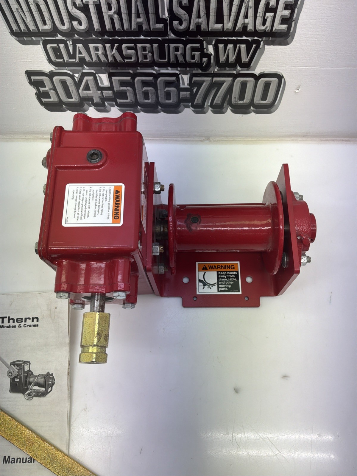 Thern Worm Gear Hand Winch 4WM2 NIB