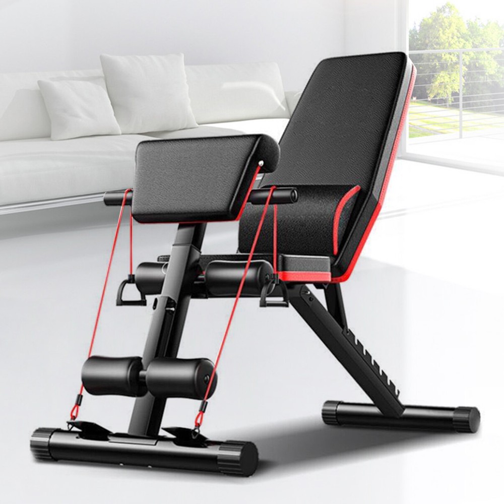 Multifunctional Workout Weight Bench Sit Up Bench Full Body Exercise Training US