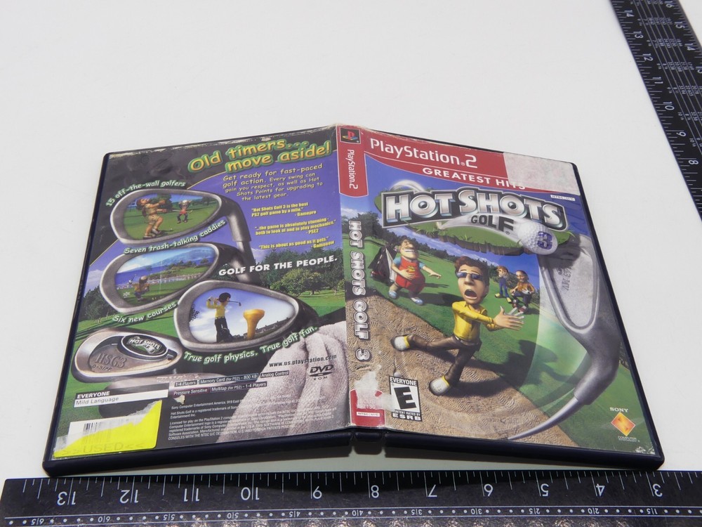 Authentic Hot Shots Golf 3 Playstation 2 PS2 Case Only No Game