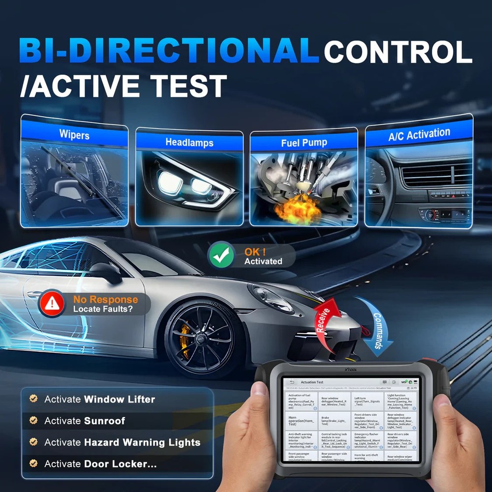 XTOOL IP919 MAX 2025 Diagnostic Tool J2534 Programming ECU Coding Bidirectional