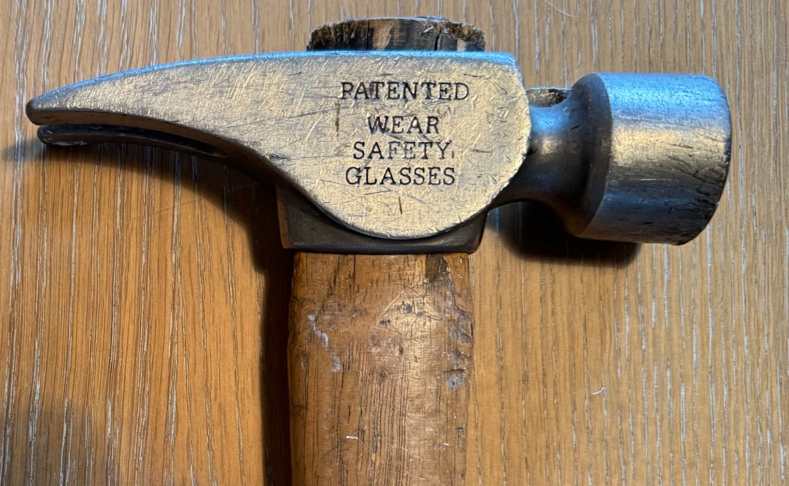 Stiletto 14 Oz Titanium Hammer With 18 In. Curved Handle - used