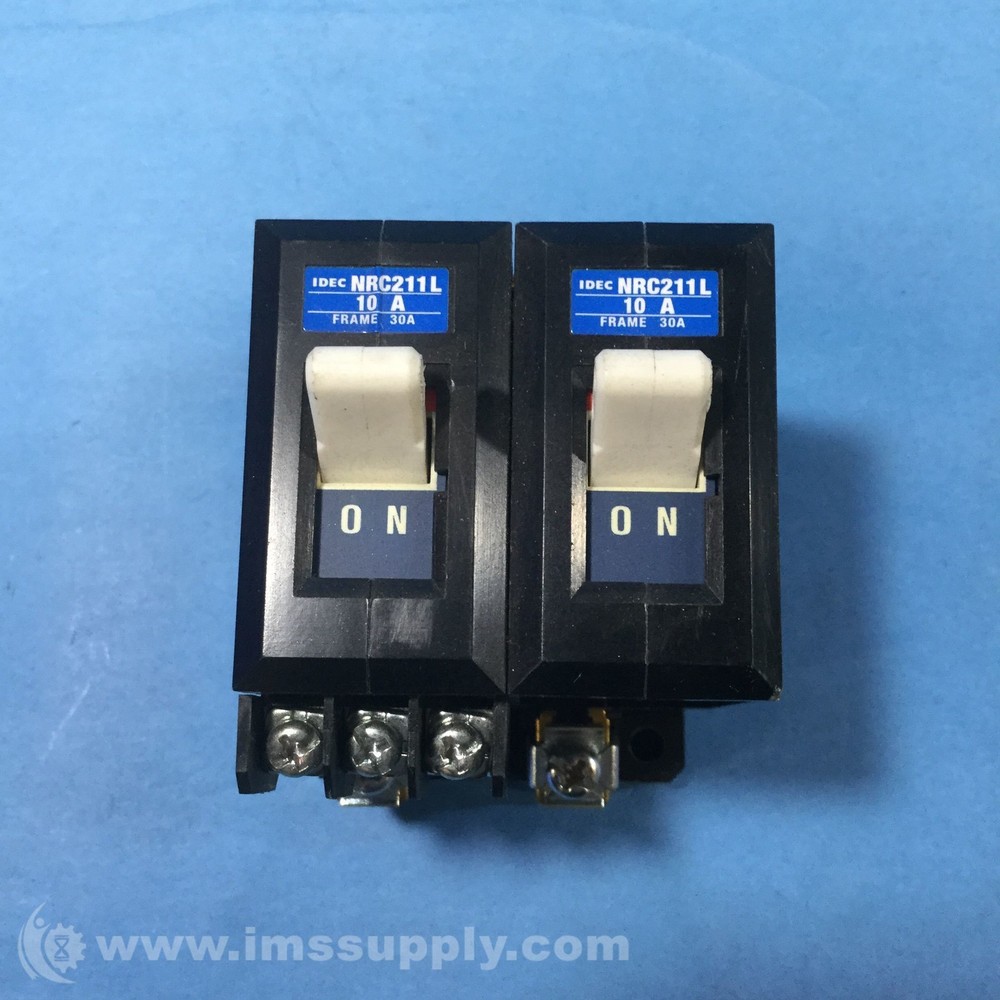 Idec NRC211L-10A-AD Circuit Protector, 10A FNOB