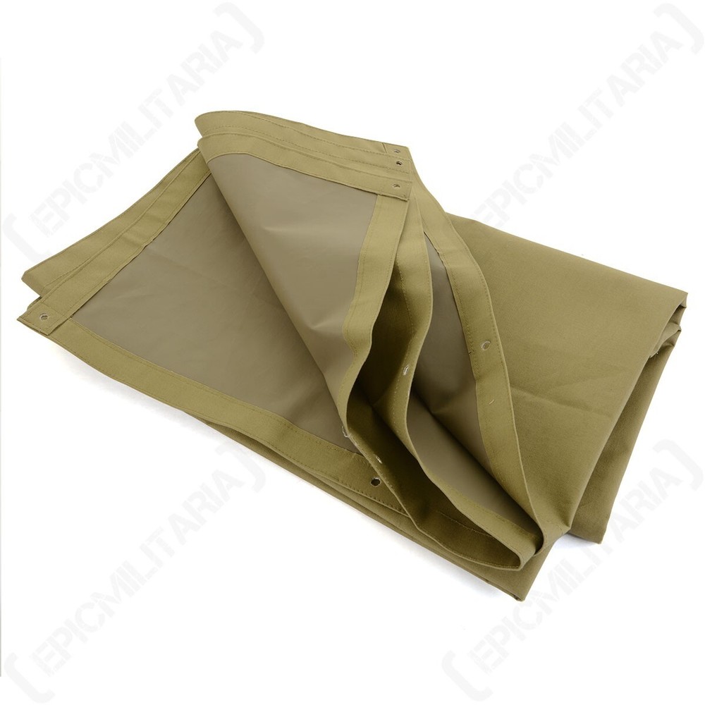 WW2 British Army MKVI Ground Sheet - Olive Drab
