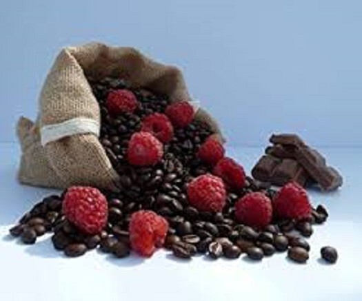 Decaf. Chocolate Raspberry 10oz Dessert Coffee Medium Bold Ground