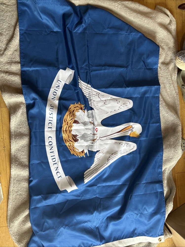 Large Louisiana State Flag
