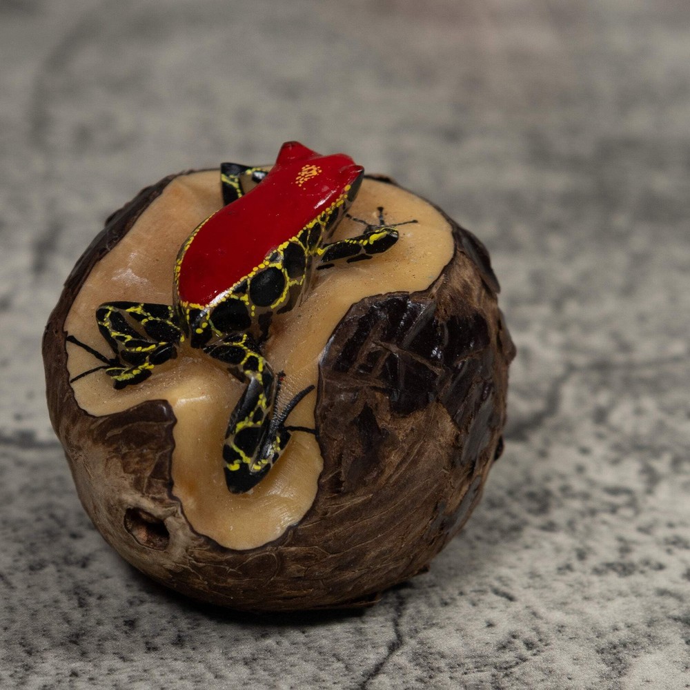 Poison Dart Frog Tagua Carving