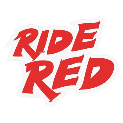D'Cor Visuals Honda Ride Red Decals 4"