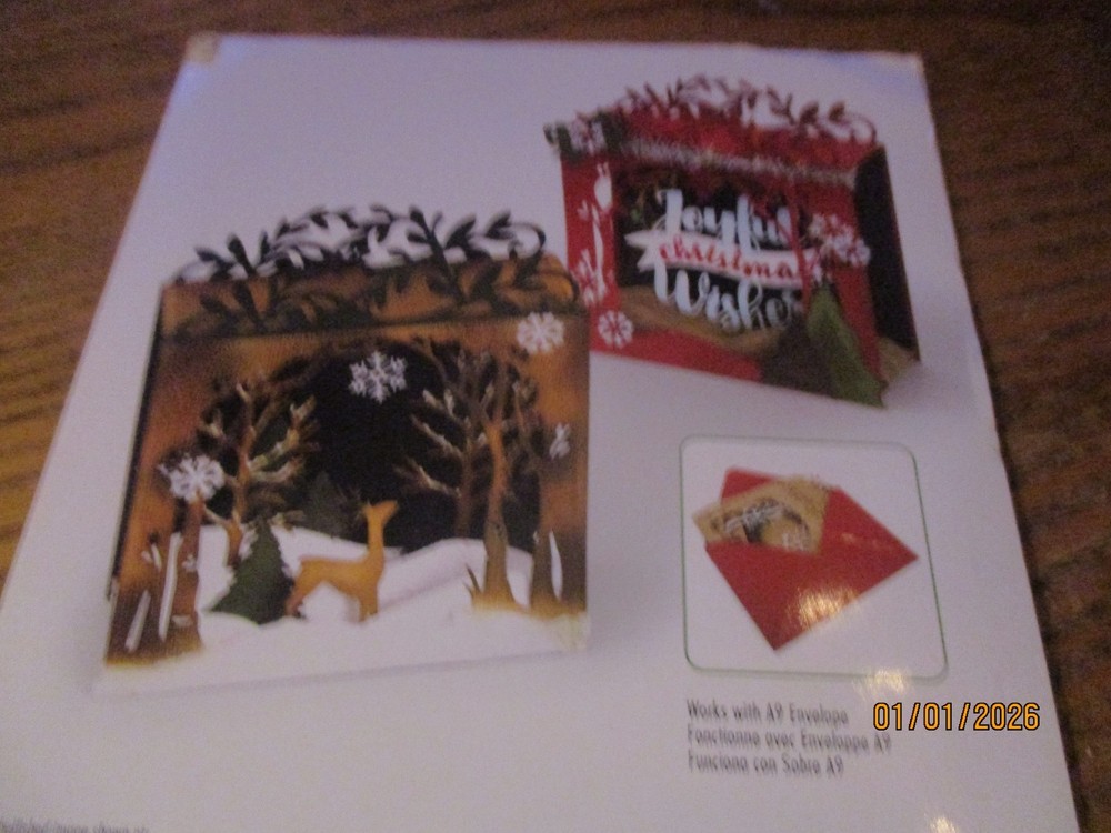 Sizzix Thinlits Holiday Shadow Box*New*Free Ship