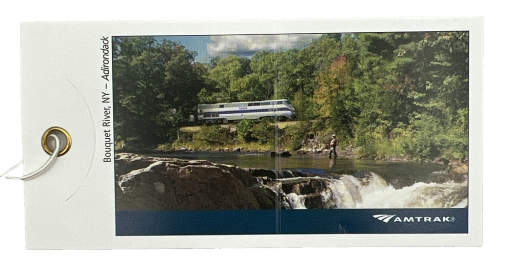 Set Of 3 Amtrak Luggage Tags
