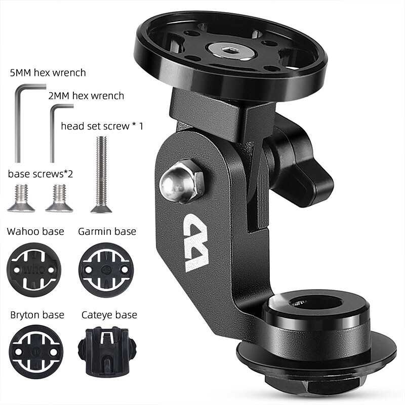WEST BIKING MTB Bicycle Headset Computer Holder Bracket Bike Speedometer Adapter