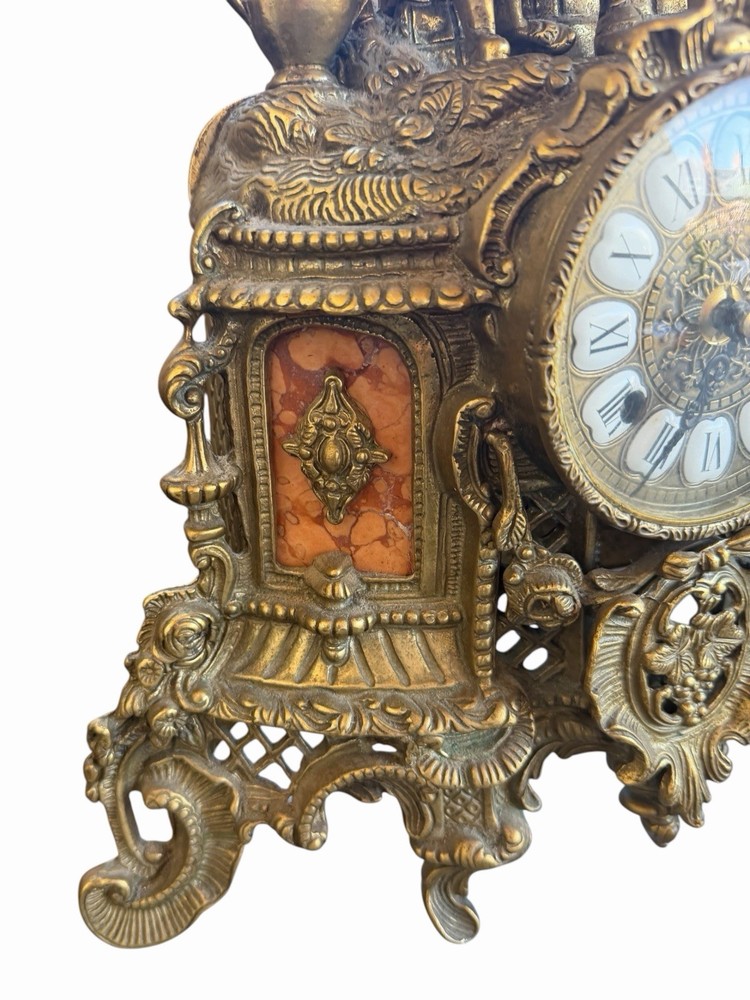 Franz Hermle Brass Clock