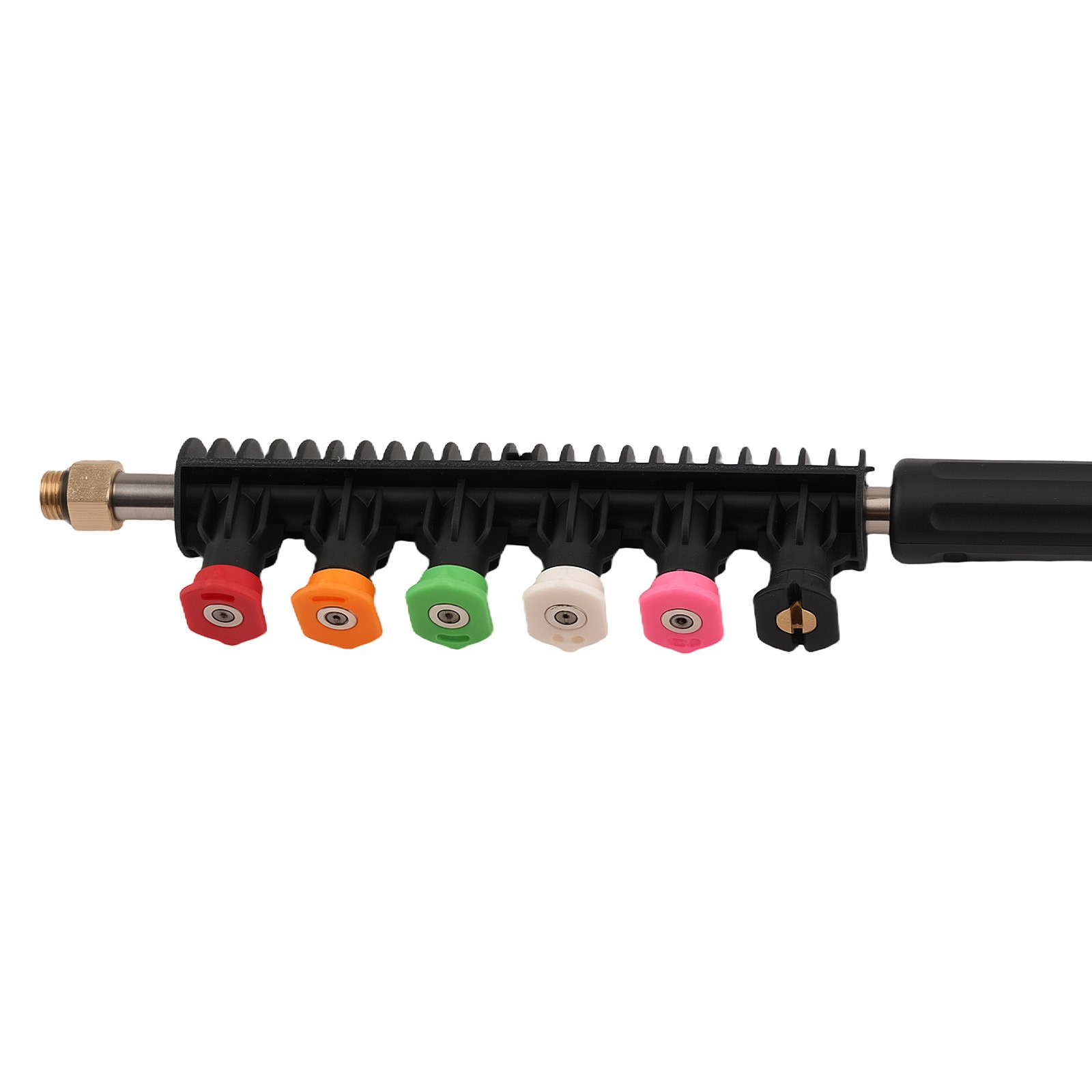 High Pressure Washer Extension Wand Power Washer Lance 4000PSI W/ 6 Nozzle Tips