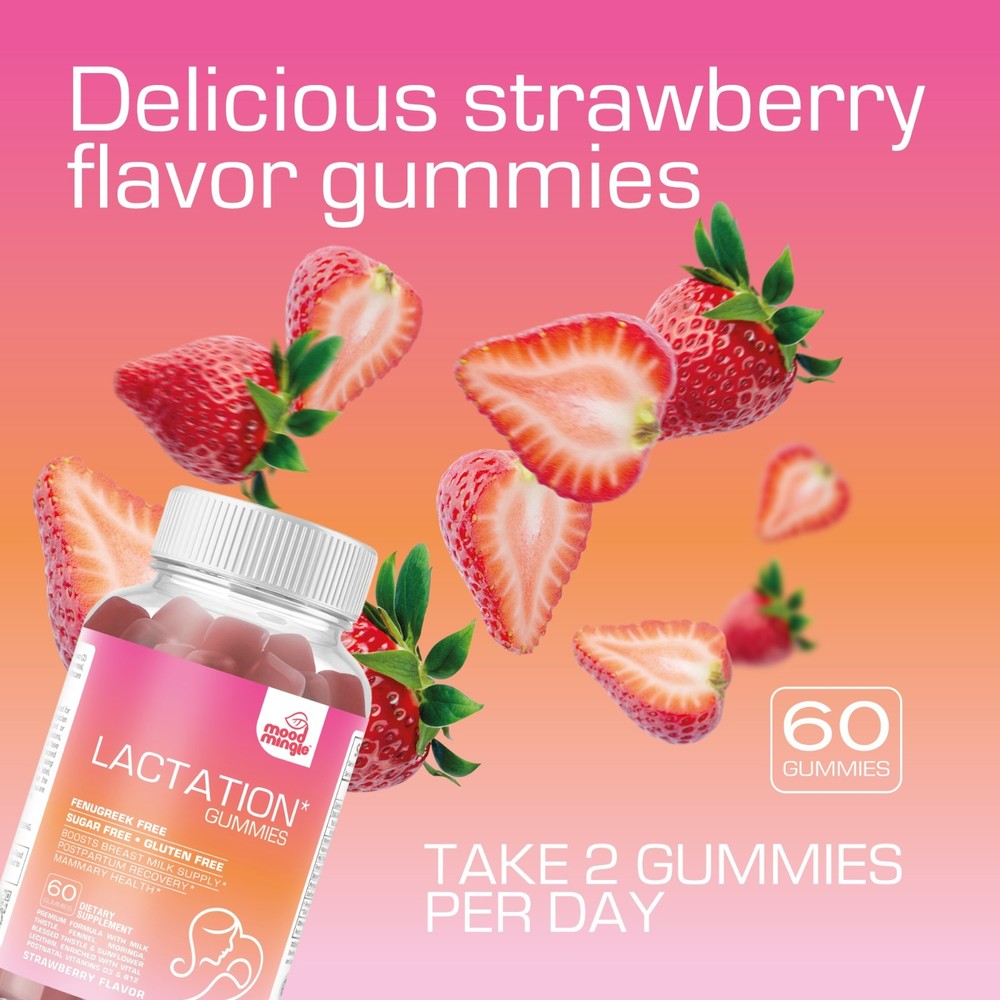 Mood Mingle Lactation and Postpartum Support Gummies