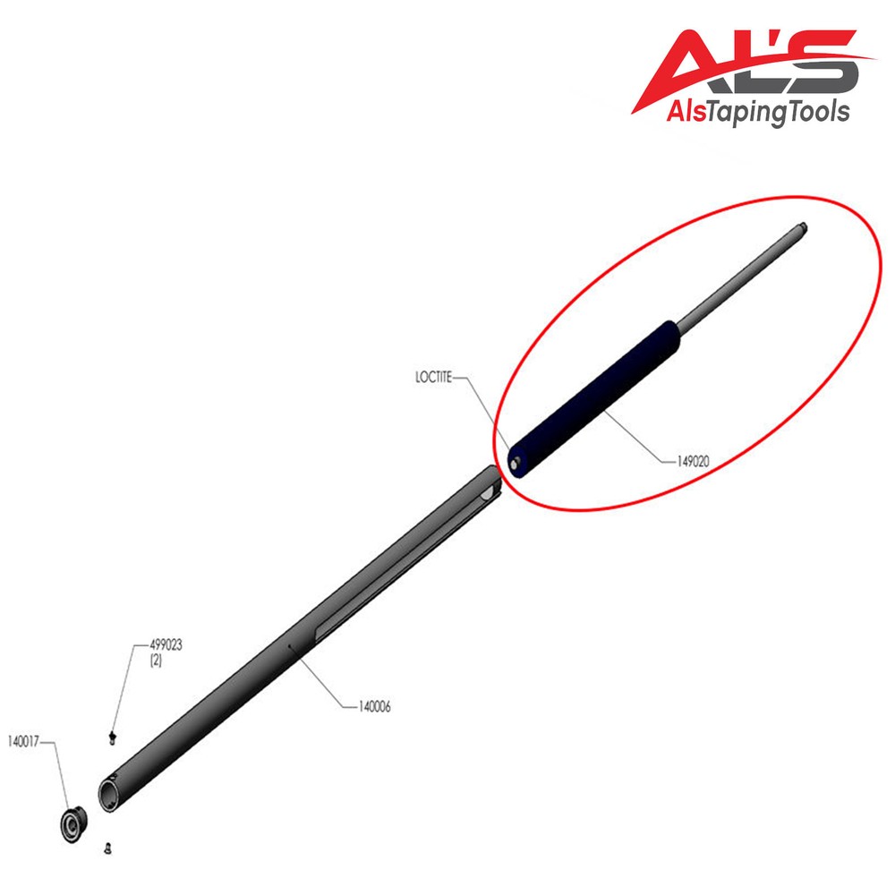 TapeTech Mudrunner Replacement Threaded Gas Spring (149020)