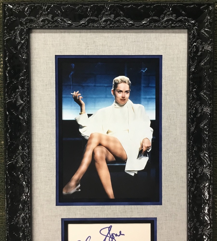 Sharon Stone Basic Instinct Signed Movie Display Custom Framed Provocative JSA