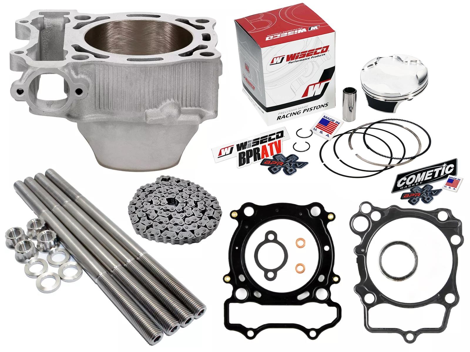 01-13 YZ250F Top End Rebuild Kit 77mm Stock Bore Replacement Cylinder Piston Kit