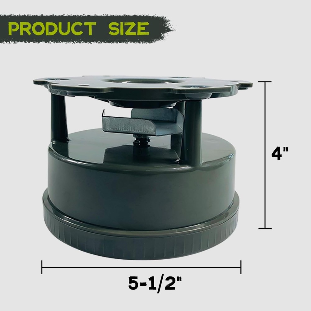 Highwild Deer Feeder Kit - Digital Timer - Metal Spin Plate - Easy Setup - Al...