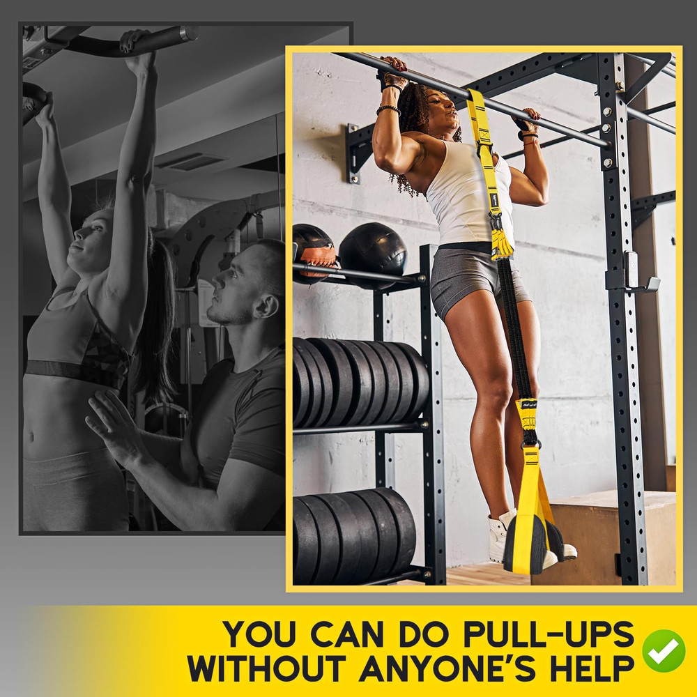 Adjustable Resistance Bands for Pull-Ups, Heavy Duty with Comfortable Support