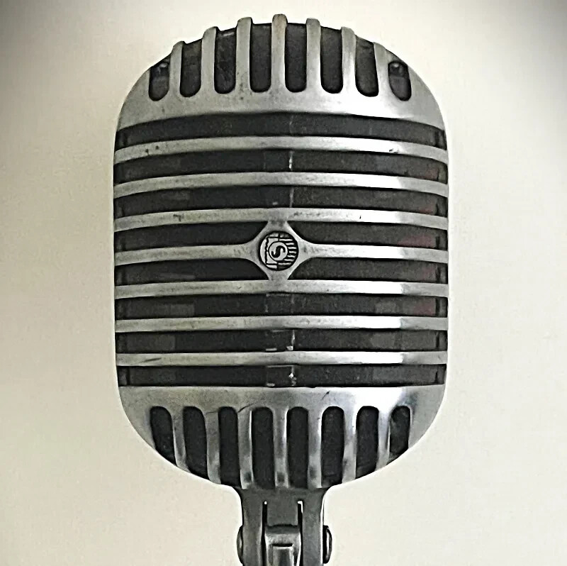 Rare 1940's Bogen "Fatboy" Model U10X Dynamic Microphone, 100% original, working