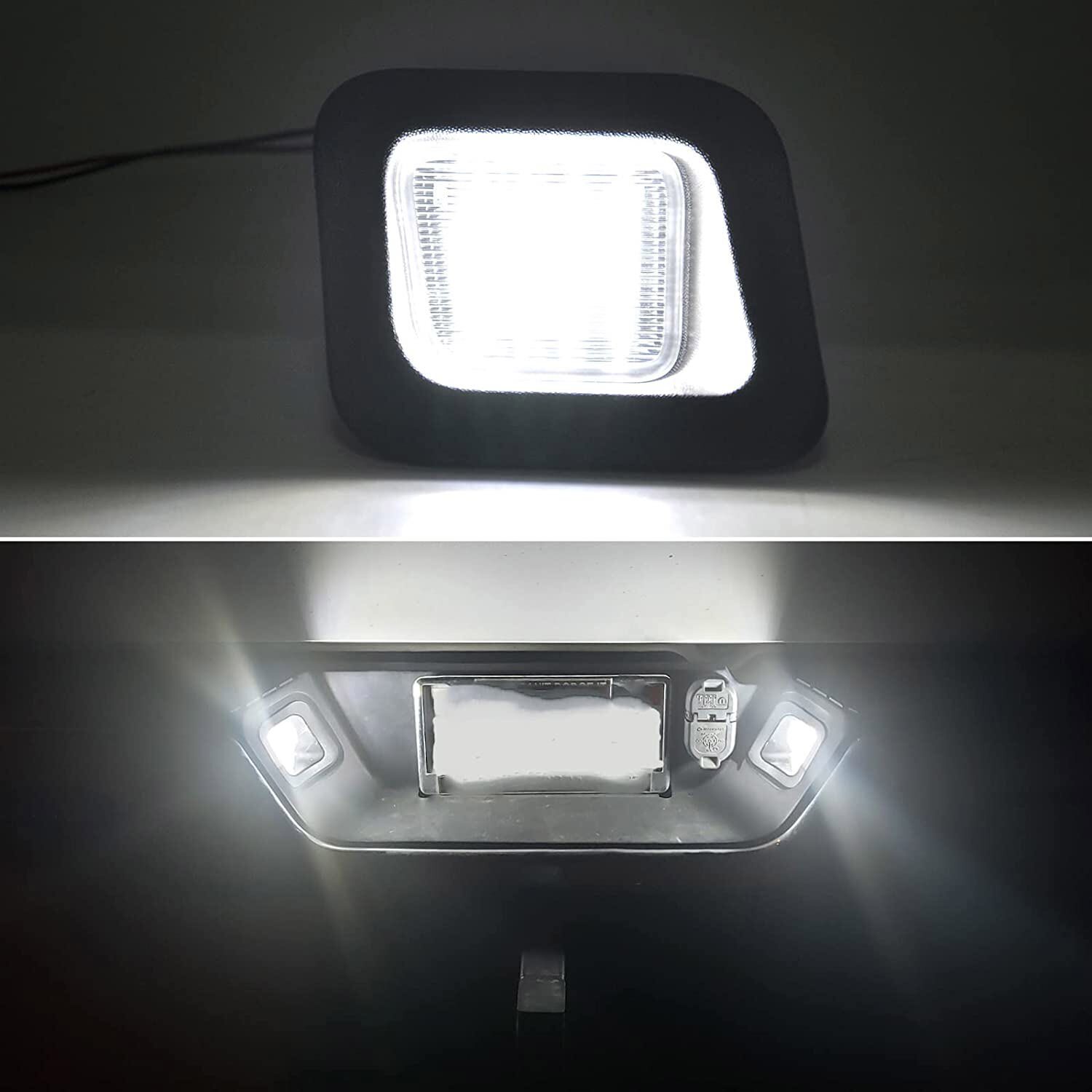 For 2003-2018 Dodge Ram 1500 2500 3500 Rear 38-SMD LED License Plate Lights Lamp
