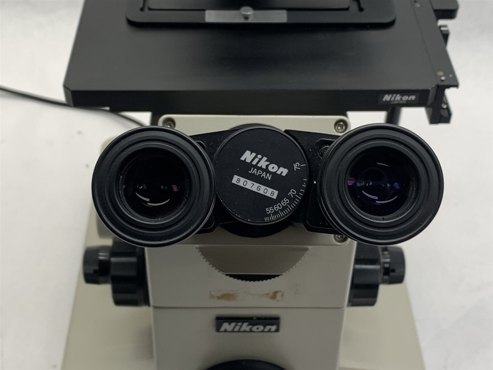 Nikon DIAPHOT Inverted Binocular Microscope w/ Objective + Phase Contrast PARTS