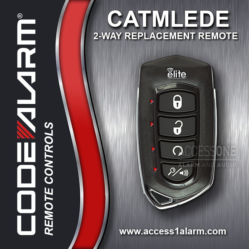 NEW Code Alarm ELITE CATMLEDE 2-Way 4-Button LED Remote Control H50TR72