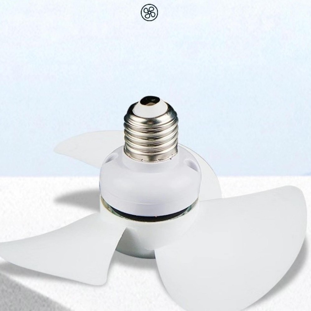 Socket Fan Kit with Plug Adapter – Mini Quiet Electric Fan