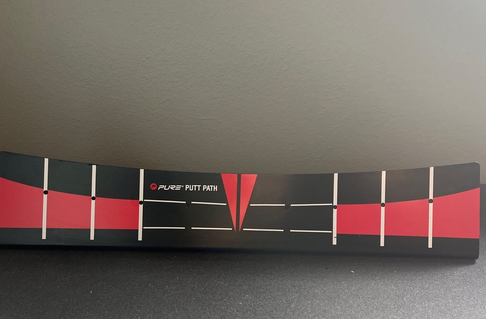 Used Pure Putt Path Golf Putting Stroke Guide Training Practice Aid