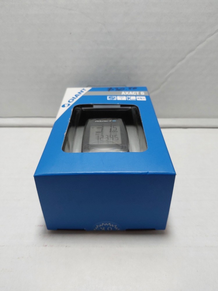 Giant Axact 6 Bike Cycle Computer 6 Function Odometer, Clock, Trip Distance