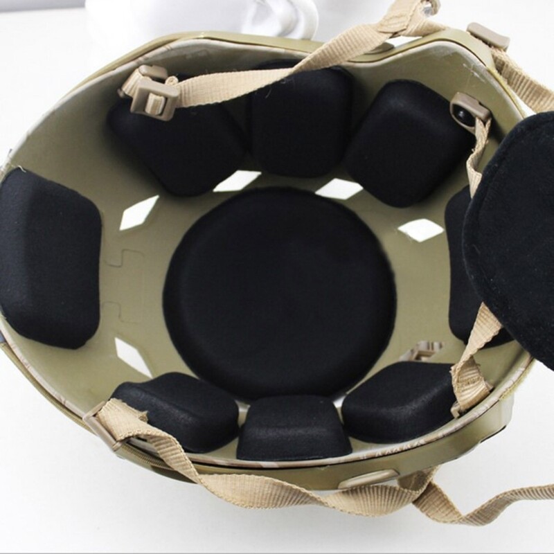 19Pcs Bike Helmet Padding Kit, Universal Replacement Foam Pads Padding