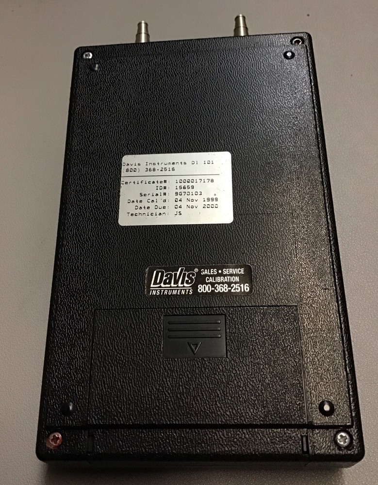 Modus Digital Manometer MA2-001P +- 25 Pa 25 Pascal & Carry Case (B413)