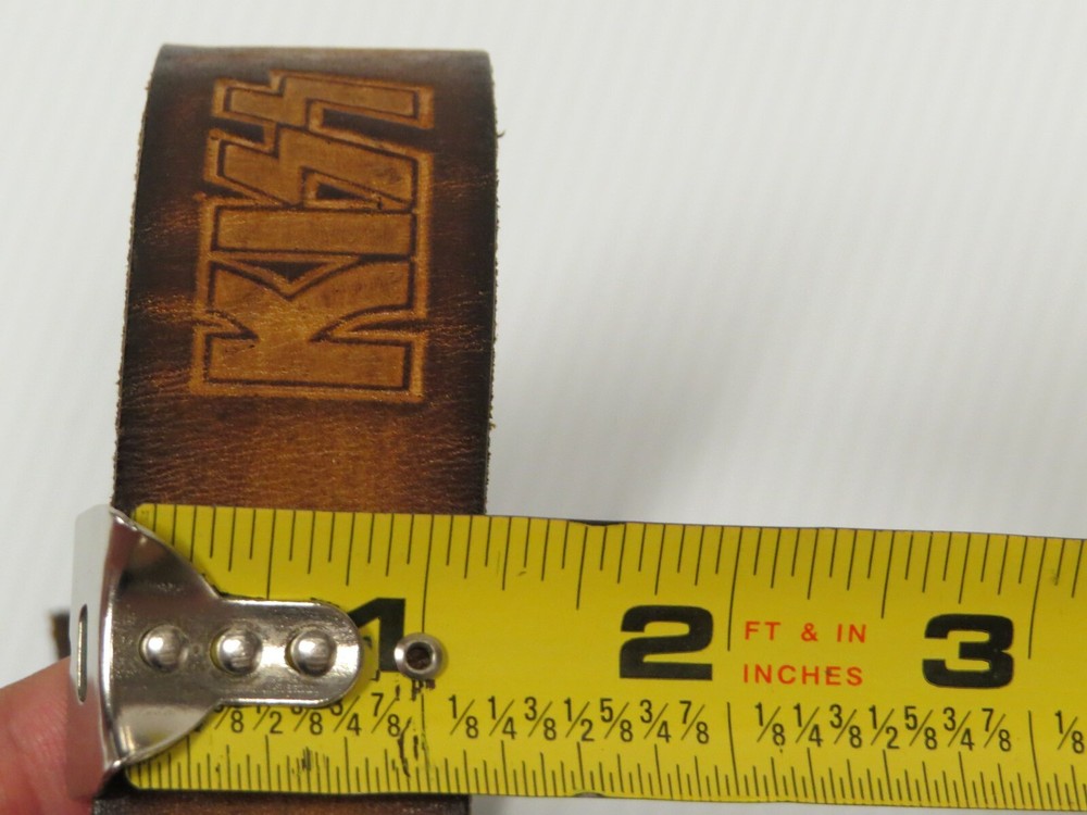 KISS VINTAGE 1970'S LEATHER BELT