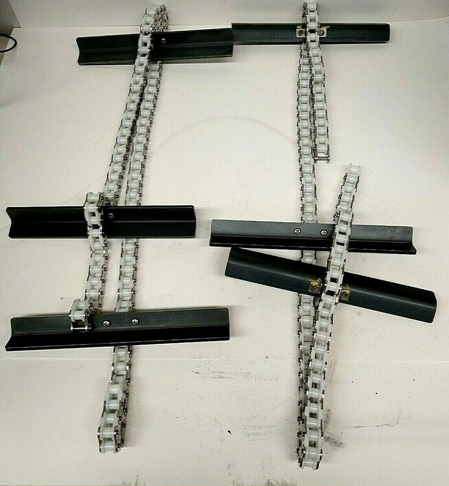 RS50PC K1 88 Roller Chain and Scrappers Two 50 inch sections