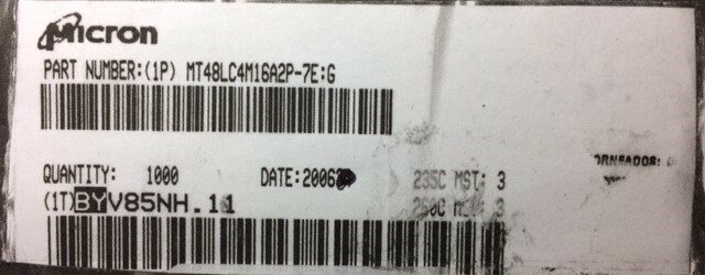 MT48LC4M16A2P-7E MICRON IC DRAM 64M PARALLEL 54TSOP 2 PIECES