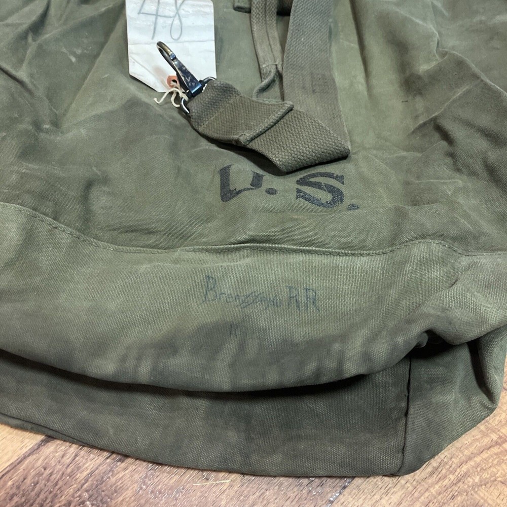 WWll US Military Duffle Bag 1950’s Army
