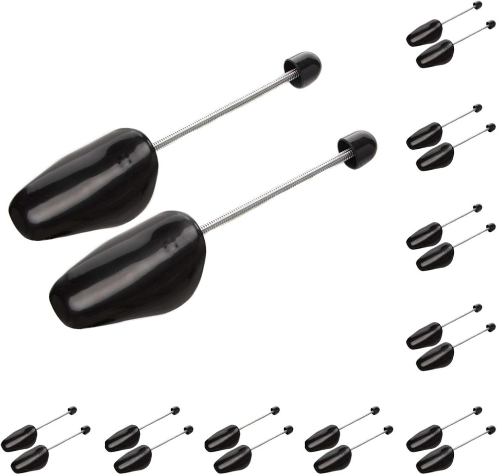 10-Pair Plastic Shoe Trees for Men - Maintain Shoe Integrity with Ease