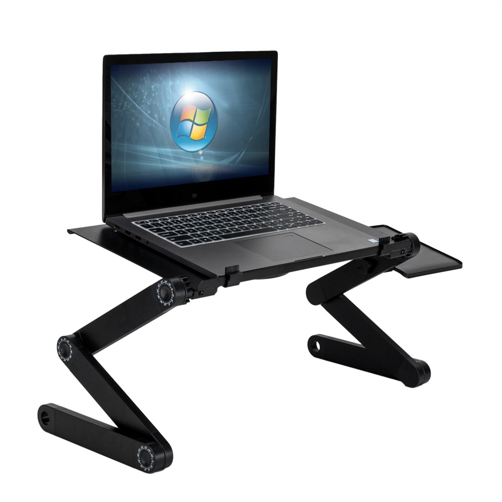 Durable Portable Foldable Notebook Laptop Desk Table Stand Bed Tray W/Cup Pad