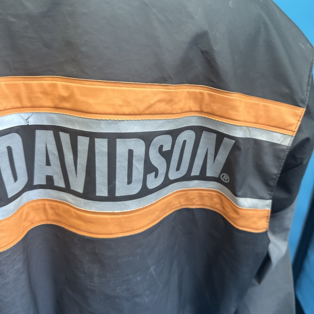 Genuine Harley-Davidson Reflective Rain Jacket Size Medium