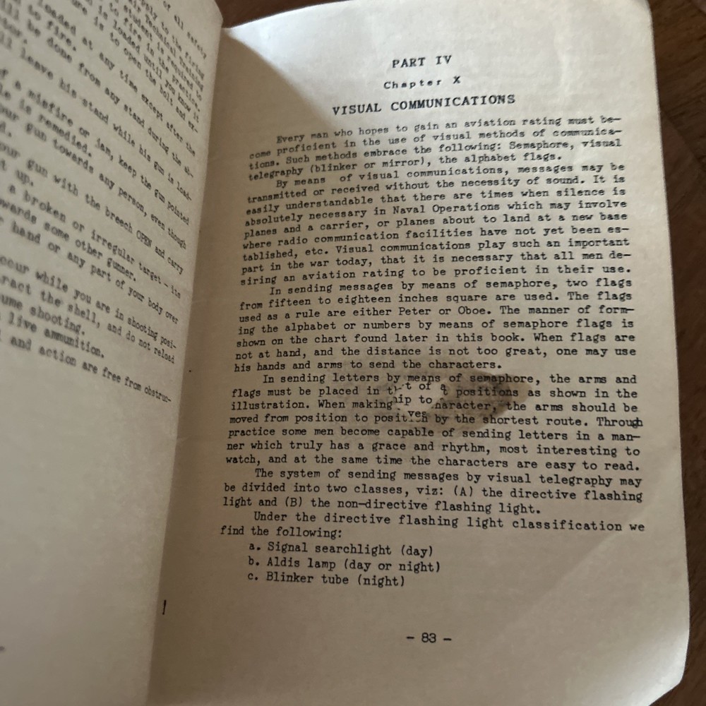 NAVAL AIR TECHNICAL PRIMARY GUNNERY TRAINING MANUAL NAVPERS