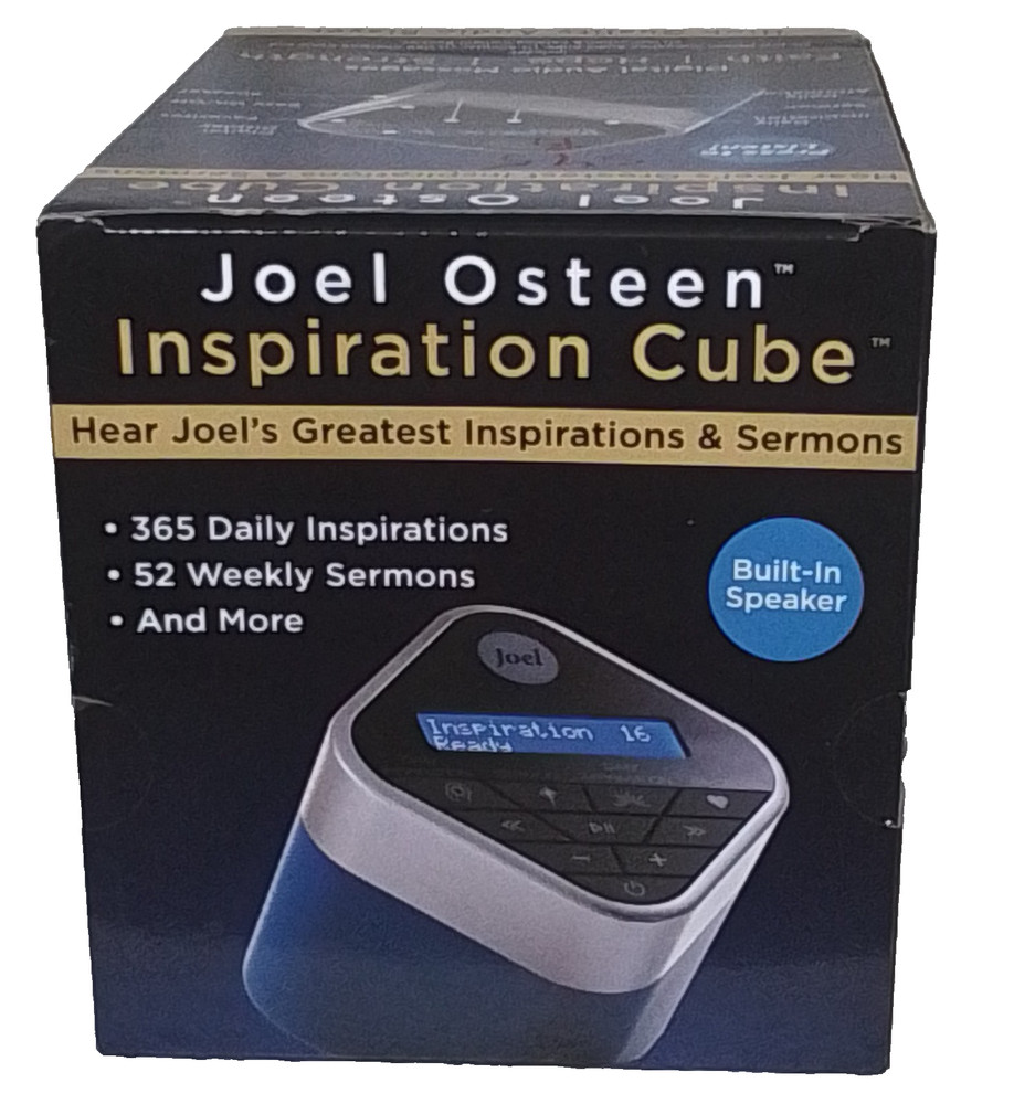 Joel Osteen Inspiration Cube Rechargeable Digital Audio Player